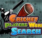 Igralci kriket igralcev iskanje besed