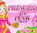 Princess In Pink Dress up
