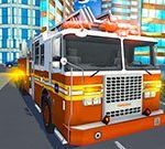 Reševalni vozniški simulator požarnega tovornjaka