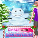 Emma in snežak božič