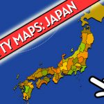 Scatty zemljevidi Japonske