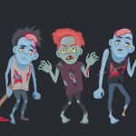 Barvanje zombijev in okostnjakov