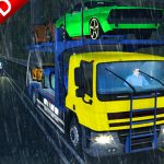 Simulator tovornjakov za prevoz avtomobilov