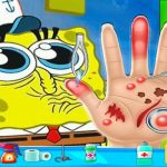 Spletna igra Spongebob Hand Doctor – Hospital Surge